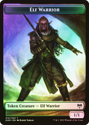 {Elf Warrior Token} // {Koma's Coil Token}\nKaldheim\nSingle\nMagic The Gathering