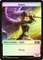{Angel Token} // {Weird Token}\nCore Set 2021\nSingle\nMagic The Gathering