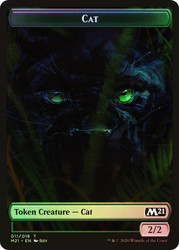 {Cat Token} (#11) // {Dog Token}\nCore Set 2021\nSingle\nMagic The Gathering