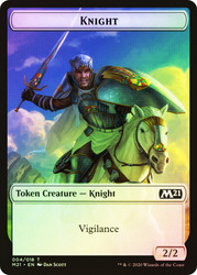 {Knight Token} // {Pirate Token}\nCore Set 2021\nSingle\nMagic The Gathering
