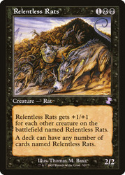 Relentless Rats (Retro Frame)\nTime Spiral Remastered - Timeshifted\nSingle\nMagic The Gathering