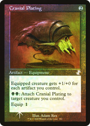Cranial Plating (Retro Frame)\nTime Spiral Remastered - Timeshifted\nSingle\nMagic The Gathering