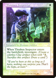 Thraben Inspector (Retro Frame)\nTime Spiral Remastered - Timeshifted\nSingle\nMagic The Gathering