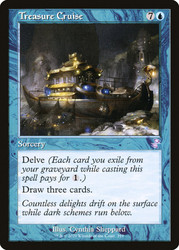 Treasure Cruise (Retro Frame)\nTime Spiral Remastered - Timeshifted\nSingle\nMagic The Gathering