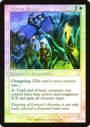 Mirror Entity (Retro Frame)\nTime Spiral Remastered - Timeshifted\nSingle\nMagic The Gathering