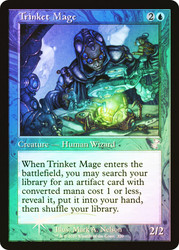 Trinket Mage (Retro Frame)\nTime Spiral Remastered - Timeshifted\nSingle\nMagic The Gathering