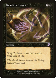 Read the Bones (Retro Frame)\nTime Spiral Remastered - Timeshifted\nSingle\nMagic The Gathering