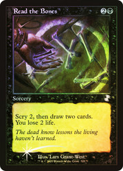 Read the Bones (Retro Frame)\nTime Spiral Remastered - Timeshifted\nSingle\nMagic The Gathering