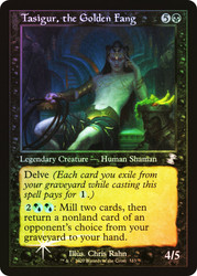 Tasigur, the Golden Fang (Retro Frame)\nTime Spiral Remastered - Timeshifted\nSingle\nMagic The Gathering