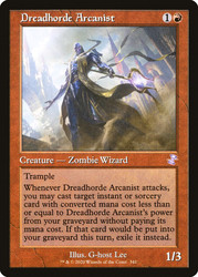 Dreadhorde Arcanist (Retro Frame)\nTime Spiral Remastered - Timeshifted\nSingle\nMagic The Gathering