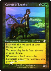 Courser of Kruphix (Retro Frame)\nTime Spiral Remastered - Timeshifted\nSingle\nMagic The Gathering