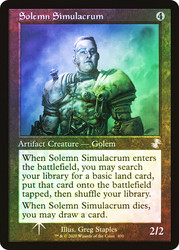 Solemn Simulacrum (Retro Frame)\nTime Spiral Remastered - Timeshifted\nSingle\nMagic The Gathering