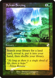 Sylvan Scrying (Retro Frame)\nTime Spiral Remastered - Timeshifted\nSingle\nMagic The Gathering