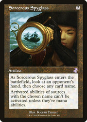 Sorcerous Spyglass (Retro Frame)\nTime Spiral Remastered - Timeshifted\nSingle\nMagic The Gathering