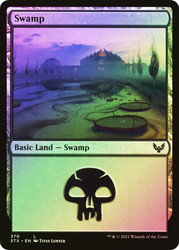 Swamp (#370)\nStrixhaven: School of Mages\nSingle\nMagic The Gathering