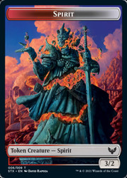 {Spirit Token}\nStrixhaven: School of Mages\nSingle\nMagic The Gathering