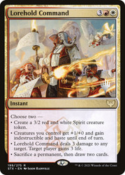 Lorehold Command (Promo Pack) (Strixhaven: School of Mages)\nPromo: Planeswalker Stamped\nSingle\nMagic The Gathering