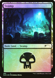 Swamp (Secret Lair) (#563)\nPromo: General\nSingle\nMagic The Gathering