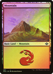 Mountain (#487)\nModern Horizons 2\nSingle\nMagic The Gathering