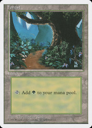 Forest (A)\n4th Edition\nSingle\nMagic The Gathering