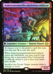 Asmoranomardicadaistinaculdacar (Prerelease) (Modern Horizons 2)\nPromo: Date Stamped\nSingle\nMagic The Gathering