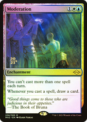 Moderation (Prerelease) (Modern Horizons 2)\nPromo: Date Stamped\nSingle\nMagic The Gathering