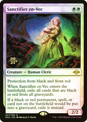 Sanctifier en-Vec (Prerelease) (Modern Horizons 2)\nPromo: Date Stamped\nSingle\nMagic The Gathering