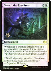 Search the Premises (Prerelease) (Modern Horizons 2)\nPromo: Date Stamped\nSingle\nMagic The Gathering