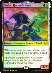 Sythis, Harvest's Hand (Prerelease) (Modern Horizons 2)\nPromo: Date Stamped\nSingle\nMagic The Gathering