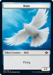 {Bird Token} // {Treasure Token} (#21)\nModern Horizons 2\nSingle\nMagic The Gathering