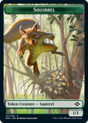 {Squirrel Token}\nModern Horizons 2\nSingle\nMagic The Gathering