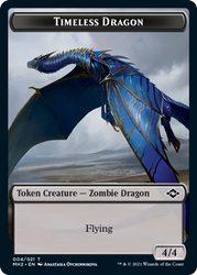 {Timeless Dragon Token}\nModern Horizons 2\nSingle\nMagic The Gathering