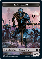 {Zombie Army Token}\nModern Horizons 2\nSingle\nMagic The Gathering