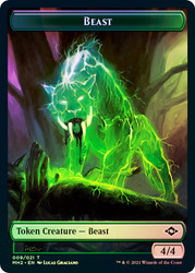 {Beast Token} // {Treasure Token} (#20)\nModern Horizons 2\nSingle\nMagic The Gathering