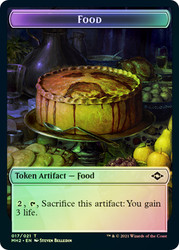 {Food Token} (#17) // {Phyrexian Germ Token}\nModern Horizons 2\nSingle\nMagic The Gathering