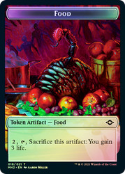 {Food Token} (#18) // {Thopter Token}\nModern Horizons 2\nSingle\nMagic The Gathering