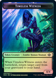 {Timeless Witness Token} // {Treasure Token} (#20)\nModern Horizons 2\nSingle\nMagic The Gathering