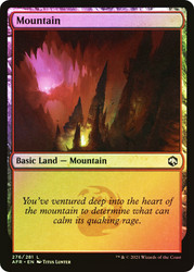 Mountain (#276)\nAdventures in the Forgotten Realms\nSingle\nMagic The Gathering