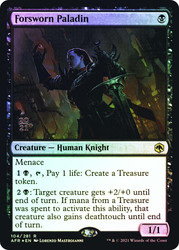 Forsworn Paladin (Prerelease) (Adventures in the Forgotten Realms)
Promo
Single
Magic: The Gathering