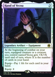 Hand of Vecna (Prerelease) (Adventures in the Forgotten Realms)
Promo
Single
Magic: The Gathering