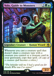 Volo, Guide to Monsters (Prerelease) (Adventures in the Forgotten Realms)
Promo
Single
Magic: The Gathering