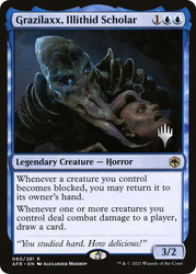 Grazilaxx, Illithid Scholar (Promo Pack) (Adventures in the Forgotten Realms)
Promo
Single
Magic: The Gathering