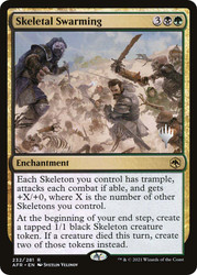 Skeletal Swarming (Promo Pack) (Adventures in the Forgotten Realms)
Promo
Single
Magic: The Gathering