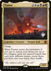 Tiamat (Promo Pack) (Adventures in the Forgotten Realms)
Promo
Single
Magic: The Gathering