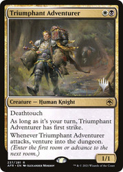 Triumphant Adventurer (Promo Pack) (Adventures in the Forgotten Realms)
Promo
Single
Magic: The Gathering