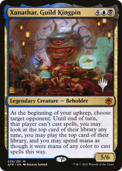 Xanathar, Guild Kingpin (Promo Pack) (Adventures in the Forgotten Realms)
Promo
Single
Magic: The Gathering