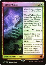 Fighter Class (Promo Pack) (Adventures in the Forgotten Realms)
Promo
Single
Magic: The Gathering