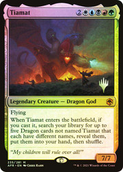 Tiamat (Promo Pack) (Adventures in the Forgotten Realms)
Promo
Single
Magic: The Gathering