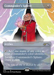 Commander's Sphere (Secret Lair) (#315) (Borderless)\nPromo: General\nSingle\nMagic The Gathering