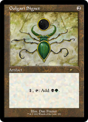 Golgari Signet (Secret Lair) (Retro Frame)\nPromo: General\nSingle\nMagic The Gathering